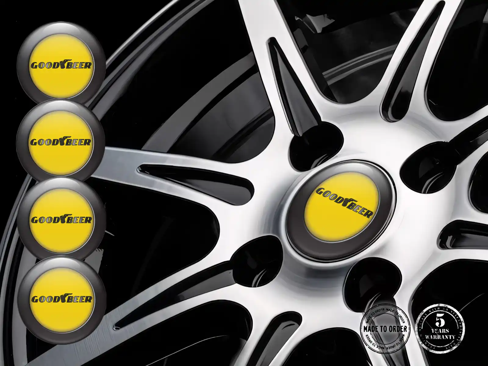 Silikonsticker Tuning Stil Hochwertige Labels
